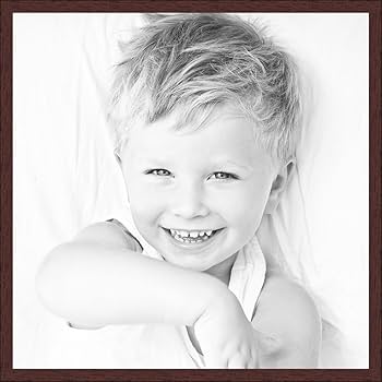 Amazon.co.jp: ピクチャーフレームホワイトステイン仕上げレッド